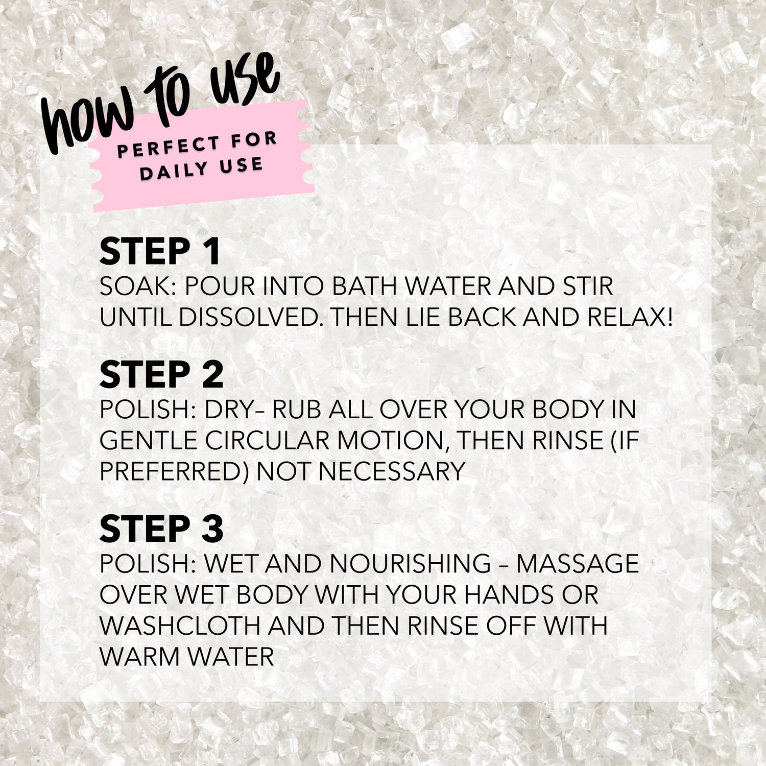 Smooth Over - Bath & Body Polishing Salts