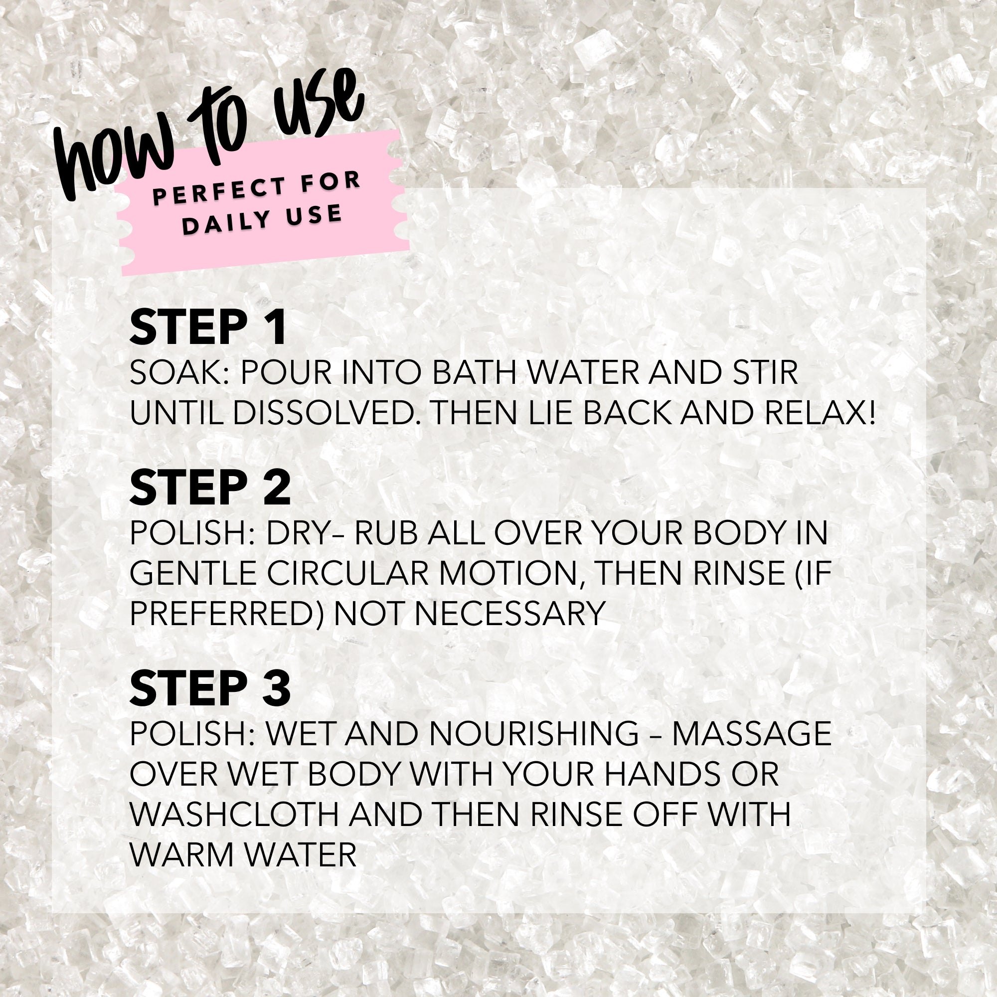 Smooth Over - Bath & Body Polishing Salts