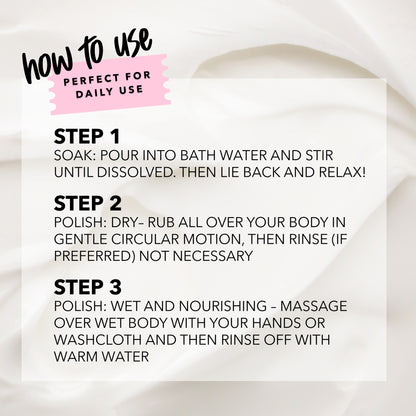 Smooth Over - Bath &amp; Body Polishing Salts